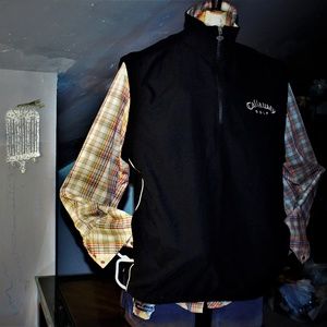 Callaway Golf Vest Mens Sport Classic Quarter Zip Size Large Vest